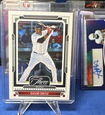 2025 Panini Three and Two Base Set David Ortiz #123 card