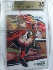 2025 Panini Prizm Manga - Vertical Joe Burrow #9 card
