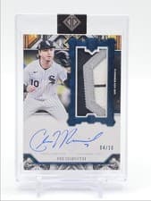 2025 Topps Transcendent Collection Rookie Showcase Patch Autographs Chase Meidroth #RSPA-CME card