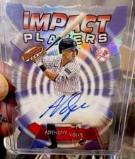 2024 Bowman's Best Impact Players Autographs Anthony Volpe #IPA-AV card