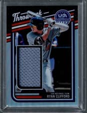 Ryan Clifford 2026 Panini Stars and Stripes Prizm USA Throwback Materials card
