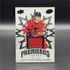 2024-25 Upper Deck Ice Ice Premieres Jersey Ethan Del Mastro #IPJ-4 card