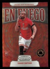 Thiago Santana 2025 Panini Prizm FIFA Club World Cup En Fuego card