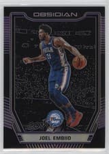 Joel Embiid 2018 Panini Obsidian card
