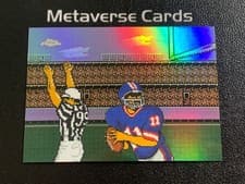 2025 Topps Chrome Tecmo Phil Simms #TECMO-6 card