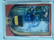 2025 Bowman Chrome Auto Relics Cooper Pratt #BCAR-CP card