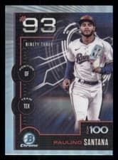 2025 Bowman Bowman Scouts Top 100 Paulino Santana #BTP-93 card