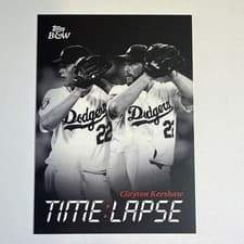 2025 Topps Black & White Time Lapse Clayton Kershaw #TL10 card