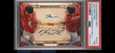 2024 Bowman's Best Dual Autographs Roman Anthony / Kyle Teel #DA-AT card