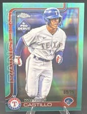 2025 Topps Pro Debut Chrome Yolfran Castillo #PDC-51 card
