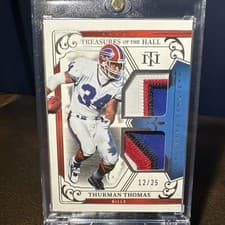 2025 Panini National Treasures Treasures of the Hall Thurman Thomas #5 card