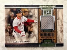 2025 Topps Museum Collection Meaningful Material Relics Alex Bregman #MMR-ABR card