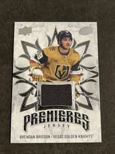 2024-25 Upper Deck Ice Ice Premieres Jersey Brendan Brisson #IPJ-12 card