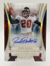2025 Panini Immaculate Immaculate Moments Autographs Ronde Barber #13 card