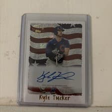 2025 Topps Archives 1995 Topps Cyberstats Autographs Kyle Tucker #95CA-KT card
