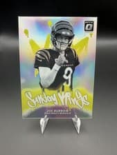 2025 Donruss Optic Sunday Kings Joe Burrow #4 card