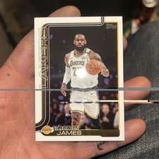 2025-26 Topps Flagship Real One Relics LeBron James #FRO-LBJ card