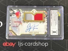 2025 Topps Diamond Icons Autographed Jumbo Patches Joey Votto #AJP-JV card