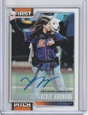 2026 Topps First Pitch Autographs Jackie Hornung #FP-7 card