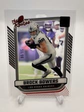 2024 Clearly Donruss The Rookies Brock Bowers #8 card