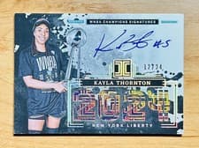 2025 Panini Impeccable WNBA 2024 WNBA Champions Signatures Kayla Thornton #8 card