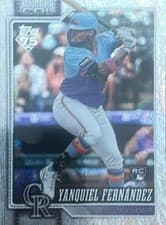 2026 Topps Real One Relics Yanquiel Fernández #116 card