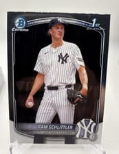 Cam Schlittler 2025 Bowman Chrome Prospects card
