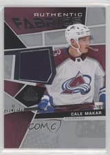 Cale Makar 2021 SP Game Used Authentic Fabrics card