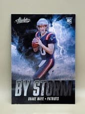 2024 Panini Absolute By Storm Drake Maye #BS-DME card