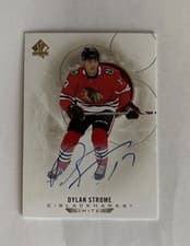 Dylan Strome 2020 SP Authentic card