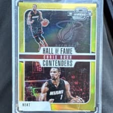 Chris Bosh 2018 Panini Contenders Optic Hall of Fame Contenders card