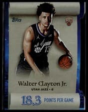 2025-26 Topps Holiday Making The Nice List Walter Clayton Jr. #ML-18 card
