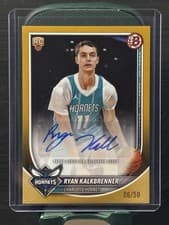 2025-26 Bowman Paper Rookies & Veterans Retail Autographs Ryan Kalkbrenner #RVA-RK card