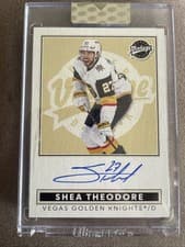 2024-25 Upper Deck Clear Cut Vintage Autos Shea Theodore #VA-ST card