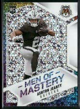 2025 Panini Mosaic Men of Mastery Ashton Jeanty #18 card
