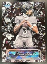 2025 Bowman University Chrome Sapphire Sapphire Selections Kaidon Salter #SS-2 card