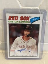2026 Topps Heritage Real One Autographs Kristian Campbell #ROA-KCA card