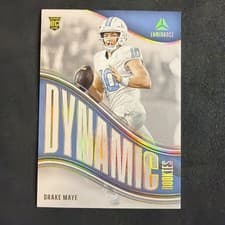 2024 Panini Luminance Dynamic Rookies Drake Maye #DR-DME card
