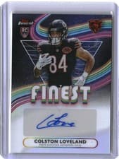 2025 Finest Rookie Finest Autographs Colston Loveland #RFA-CL card