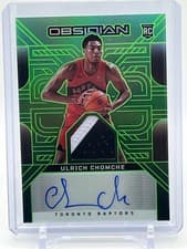 2024-25 Panini Obsidian Rookie Jersey Ink Ulrich Chomche #RJI-ULR card