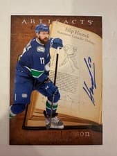 2025-26 Upper Deck Artifacts History Lesson Signatures Filip Hronek #HL-8B card