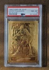 Hakeem Olajuwon 1998 Fleer 23KT Gold card
