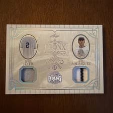 2025 Leaf Bronx Legacy The Bronx 2 Derek Jeter / Alex Rodriguez #B2-5 card