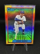 2025 Topps Update 1990 Topps Baseball Ernie Banks #U90-29 card