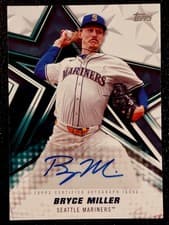 2026 Topps Baseball Stars Autographs Bryce Miller #BSA-BMI card
