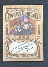 2026 Topps Heavy Lumber Autograph Relics Luis Arraez #HLAR-LA card