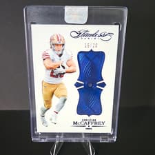 2025 Panini Flawless Anniversary Christian McCaffrey #31 card