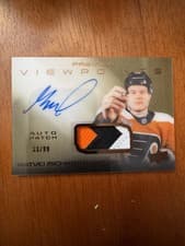 2024-25 Upper Deck Premier Viewpoints Auto Patch Matvei Michkov #V-MM card