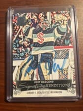 2024-25 Upper Deck The Cup Signature Renditions Joey Daccord #SR-DA card