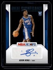 2024-25 Hoops Great SIGnificance Adem Bona #GS-ABP card